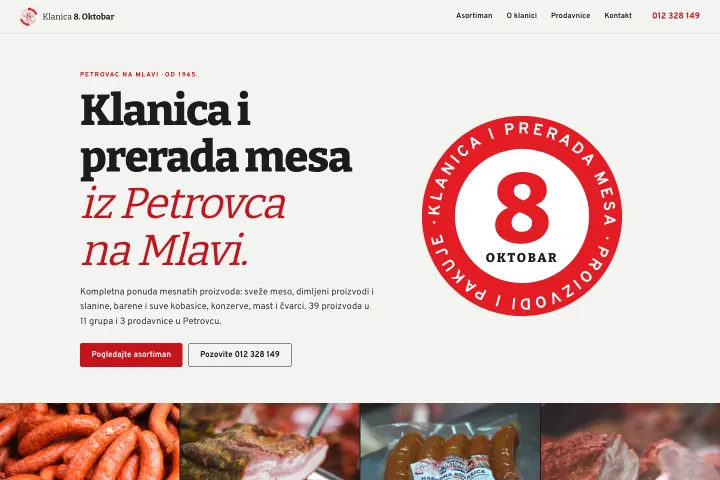 8. OKTOBAR 012 — Klanica i prerada mesa