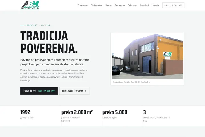 ABM ELEKTRO — Rasklopna postrojenja i ormani