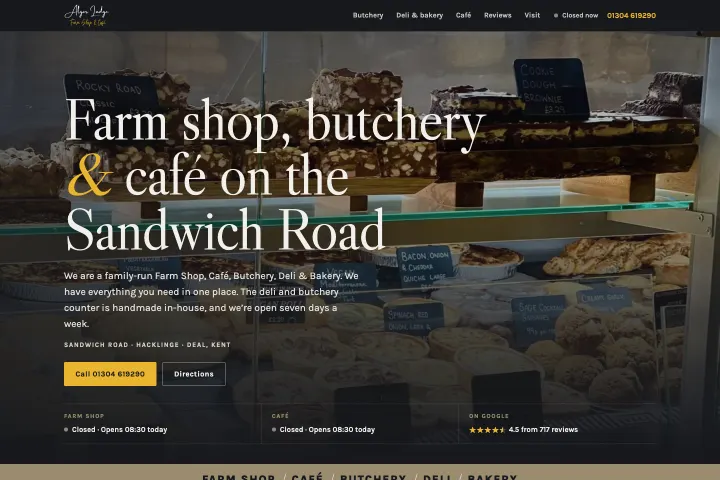 Algar Lodge Farm Shop — Farmerska prodavnica, mesara, delikatesi, pekara i kafić