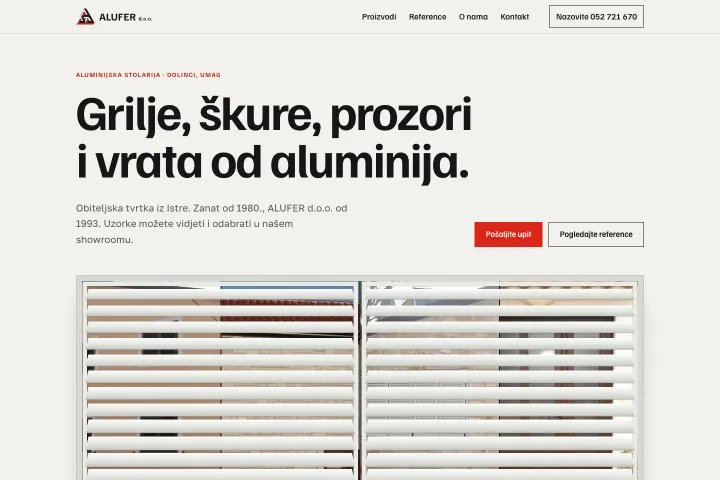 ALUFER — Aluminijska stolarija