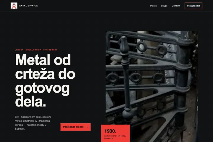 SZR Antal Livnica — Metal i obrada