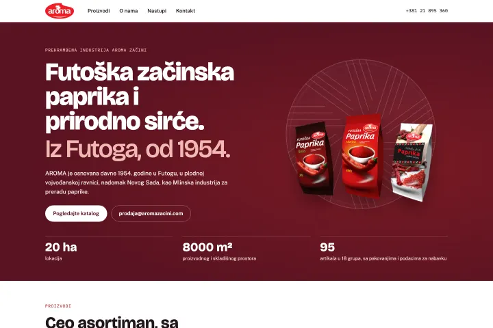 Aroma začini — Začini, paprika i sirće