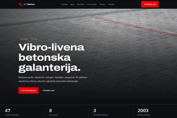 Art Beton — Beton · Behaton ploče