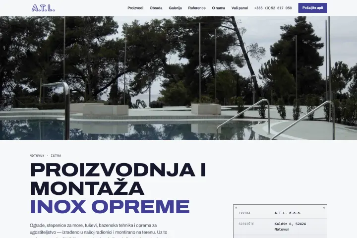 A.T.L. — Inox oprema i obrada metala