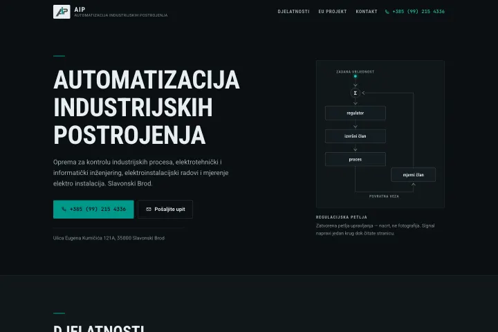 Automatizacija industrijskih postrojenja d.o.o. — Specijalne mašine i automatizacija