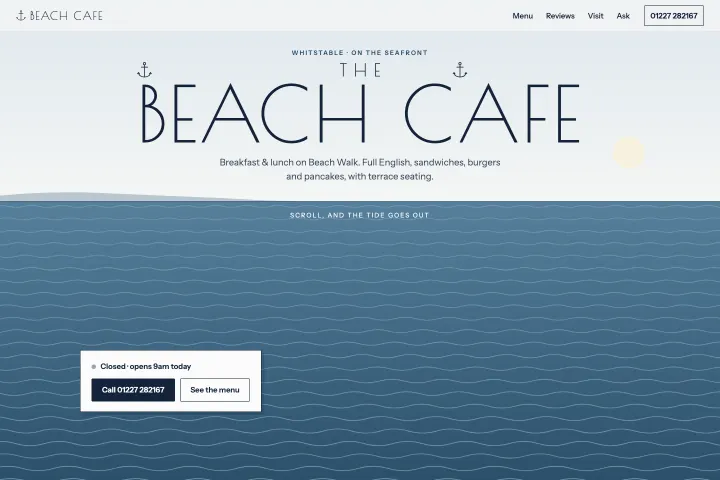 The Beach Cafe — Kafić / restoran za doručak