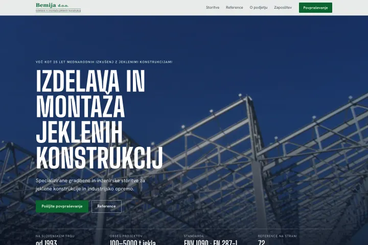 BEMIJA — Čelične konstrukcije