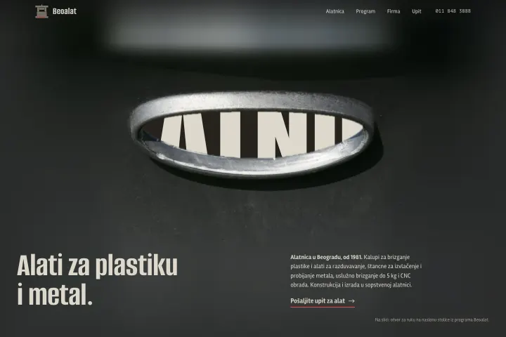 Beoalat — Alati i kalupi za plastiku