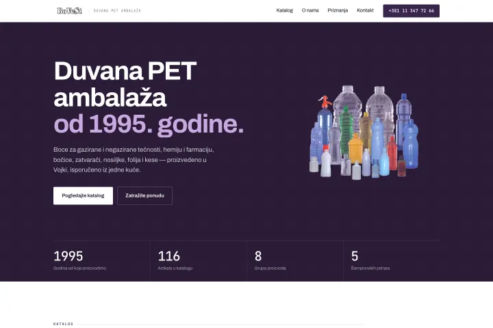 Bovest — PET ambalaža i zatvarači