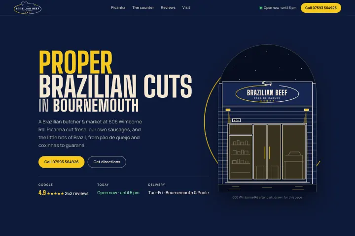 Brazilian Beef — Brazilska mesara i market