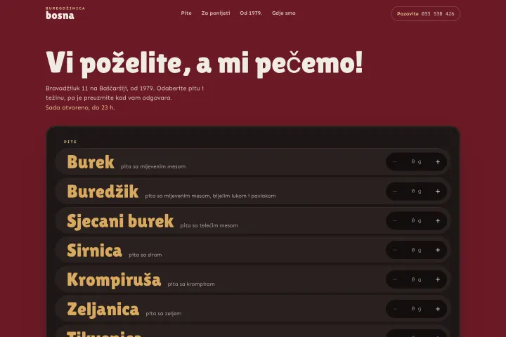 Buregdžinica Bosna — Buregdžinica
