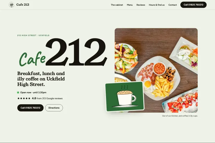 Cafe 212 — Kafić / bistro