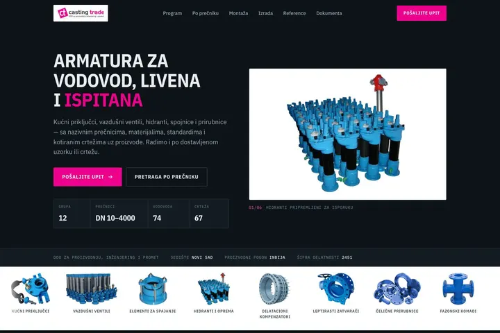 Casting Trade — Liv · Vodovodna armatura