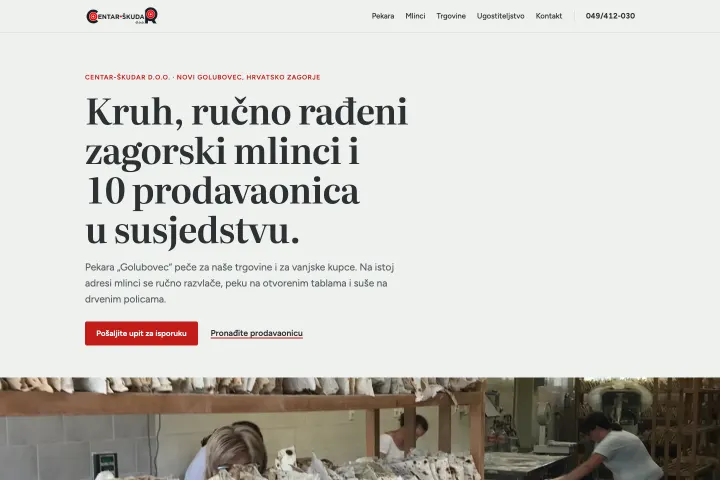 Centar-Škudar — Pekara i zagorski mlinci
