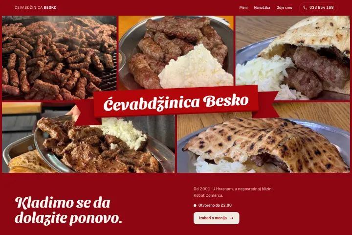 Ćevabdžinica Besko — Ćevabdžinica