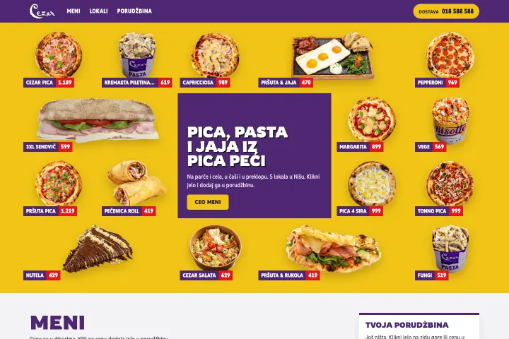Cezar Fast Food — Pica i brza hrana