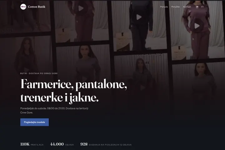 Cotton Butik — Ženska konfekcija · Podgorica