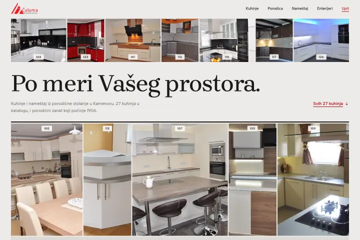 Ćuluma d.o.o. — Kuhinje i nameštaj po meri