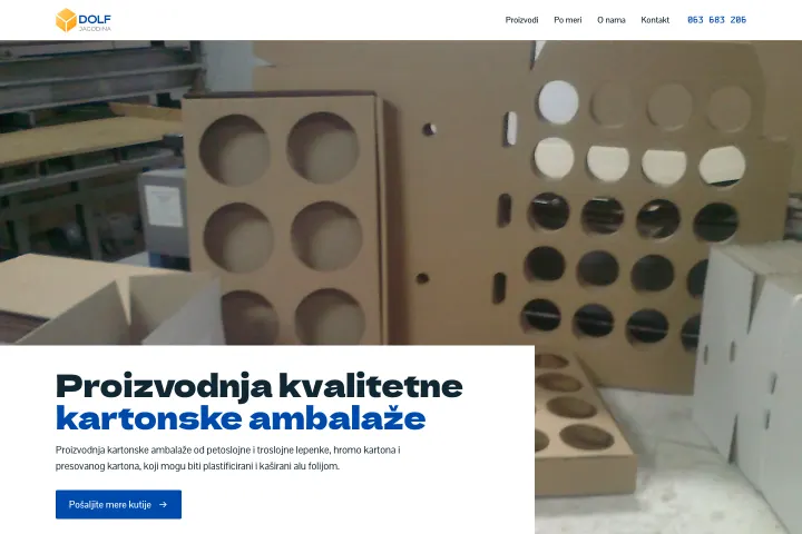 DOLF Jagodina — Kartonska ambalaža