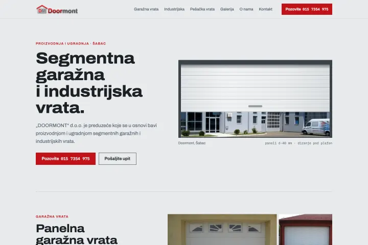 Doormont — Garažna i industrijska vrata