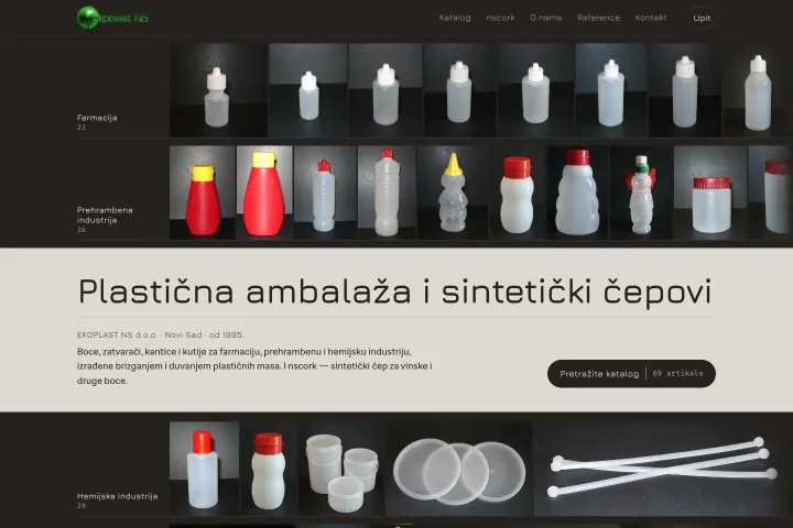Ekoplast NS — Plastična ambalaža i čepovi