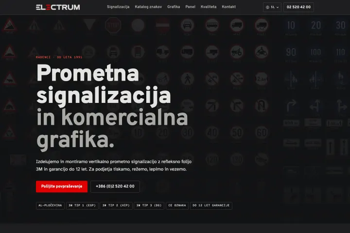 ELECTRUM — Saobraćajni znakovi i reklame