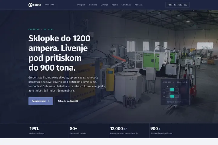 ELTEX — Sklopke · Odlivci