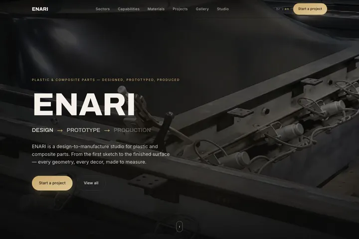 ENARI Design — Dizajn i proizvodnja