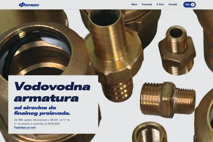 Fermes d.o.o. — Mesingana vodovodna armatura