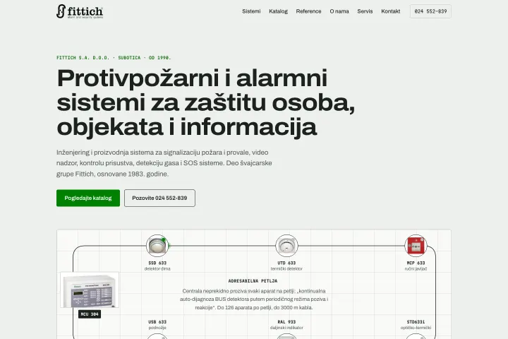FITTICH — Protivpožarni i alarmni sistemi