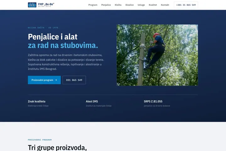 Fabrika metalnih proizvoda "Be-Be" — Građevinski materijali