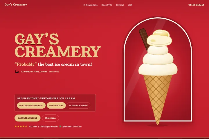 Gay's Creamery — Sladoled i krem čajevi