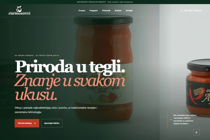 GMP Jarmenovci — Prehrana · prerada
