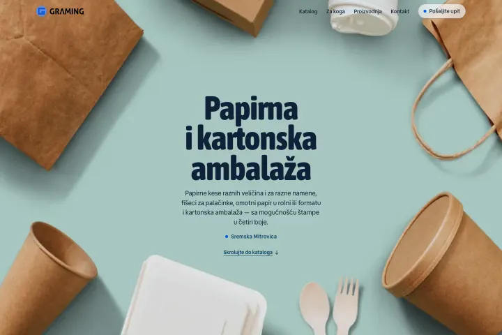 Graming — Papirna i kartonska ambalaža