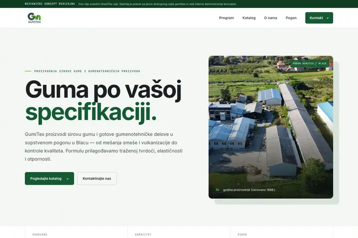 GumiTex — Guma · Smeše