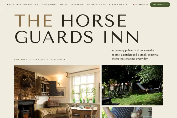 The Horse Guards Inn — Seoski pab sa sobama