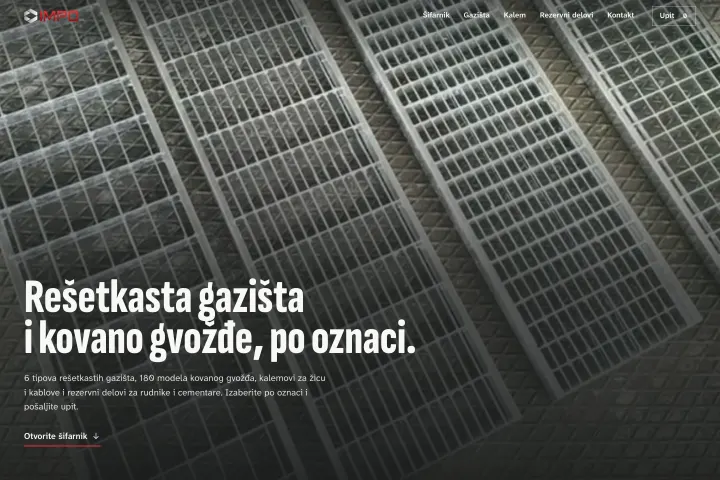 IMPO d.o.o. — Gazišta i kovano gvožđe