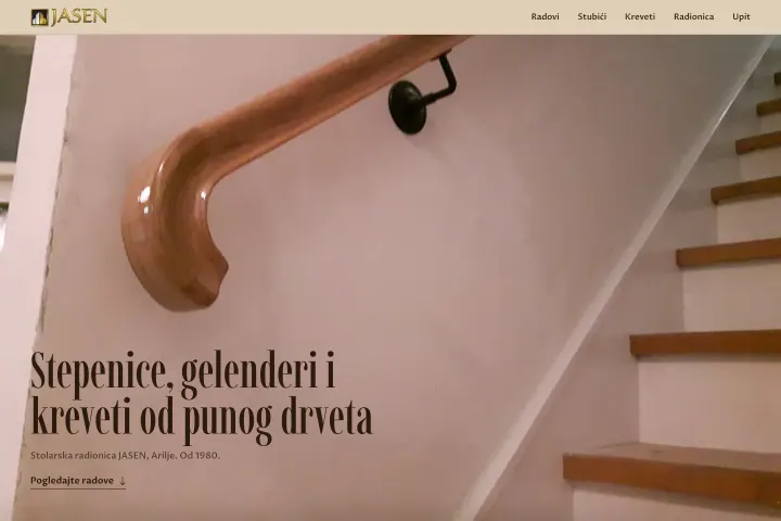 Stolarska radionica JASEN — Drvene stepenice i kreveti