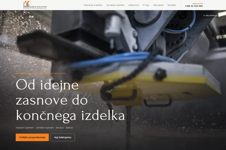 Kamen Kociper — Kamenoklesarstvo