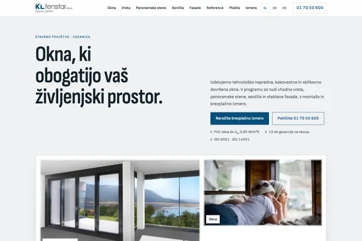 KL Fenstar — PVC i ALU prozori i vrata
