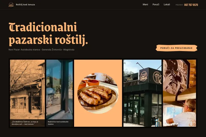 Roštilj kod Jonuza — Ćevabdžinica / roštilj