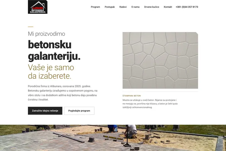 LABAKO — Betonska galanterija