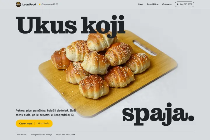 Leon Food — Pekara, pica i brza hrana