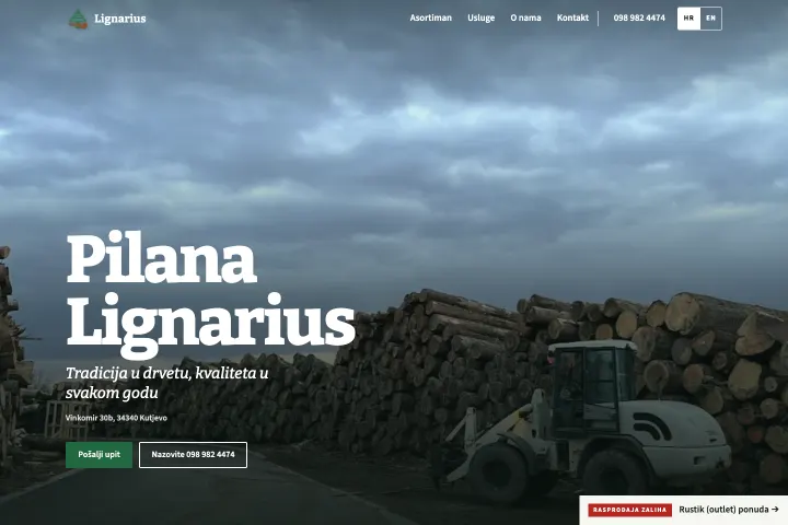 Lignarius — Pilana i drvna građa