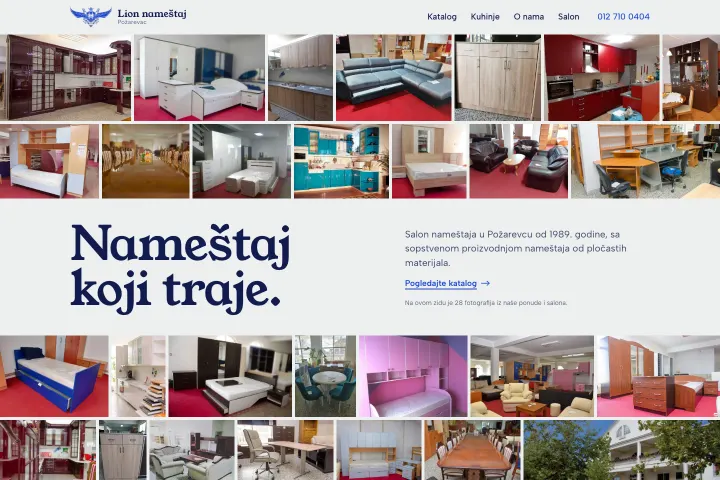 Lion nameštaj — Salon i proizvodnja nameštaja