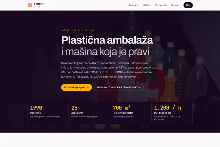 LOGOS — Mašine i oprema