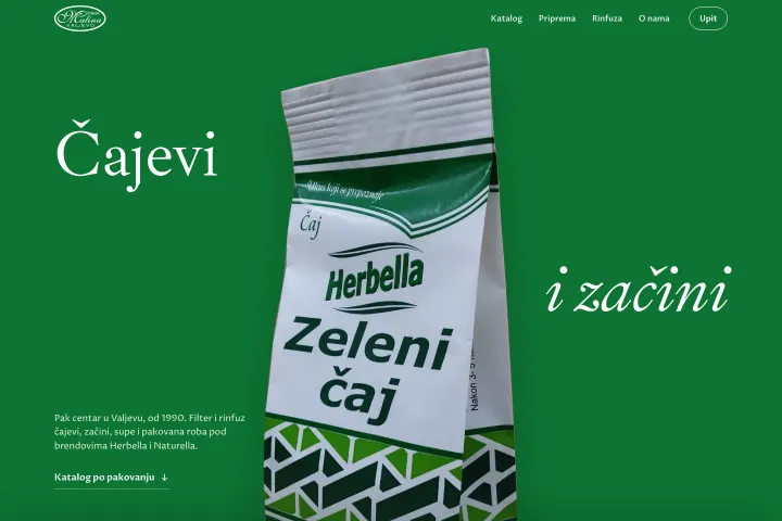 Malina-impex — Čajevi, začini i supe