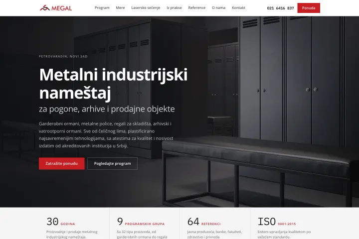 Megal — Metalni industrijski nameštaj