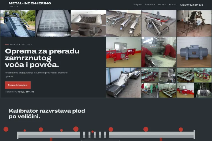 METAL-INŽENJERING — Oprema za preradu voća