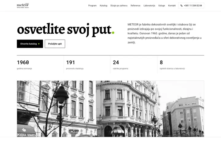 METEOR — Svetiljke · Stubovi